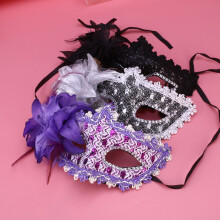 6 Lily Bloem Venetiaanse Gezichtsmaskers