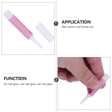 90Pièces Colle Ongles Pratique Séchage Pour Salon De