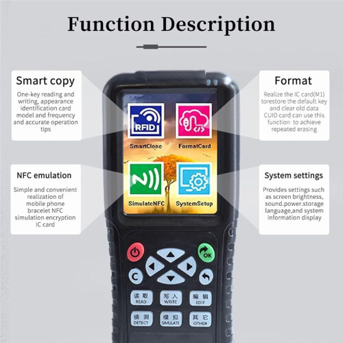 RFID Reader Writer X100 RFID Copier  Card Reader ID IC Elevator Card RFID Writer for Access Control System 1