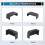Car  Rail Protective Plug  Rail Rear End Cover for  Model 3 Y 6