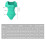 Damen-Body Formend Kurzarm Basic Training Mintgrün S — formende body damen, grüne trainingsbody, basic body damen 4