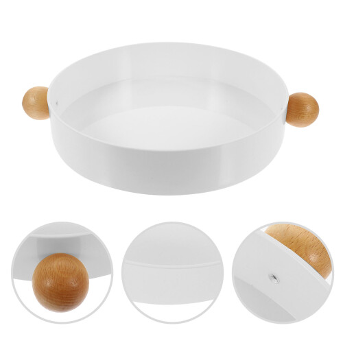 2Pièces Plateau De Service Multifonction Bois ABS Pour Bureau 2