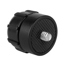 Balhoofdadapter Cliphouder voor Actiecamera Balhoofdconverter 1/4 Schroef Naar 17 mm Kogelkopinterface Gezamenlijke Adapter