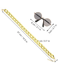 2Pièces Collier Lunettes Animaux Résistants En Couleurs