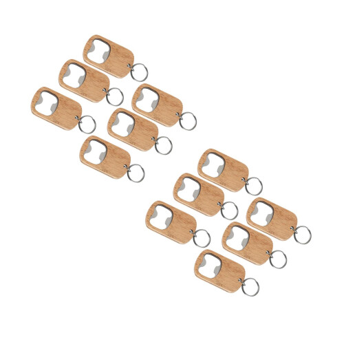 12Pièces Décapsuleur Bois Beige Porte- Pour Amateurs 1