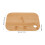 4Pièces À Découper Bambou Beige Résistante Maison 8
