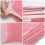 200Pièces Sacs Expédition Rose Imperméables Réutilisables 5