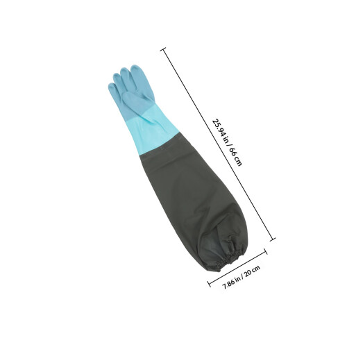 1 Paar Afwas Handschoenen Van Geteerde Doek 1