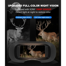 2.5K Digital NV Binocular Outdoor Portable Digital Telescopes Full-Color Infrared Night Vision Black