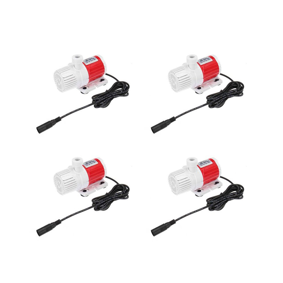 4X 20W 12V 1100L/H Submersible Water Pump Marine Controllable Adjustable Speed Water Pump Fish Tank Aquarium 4762912339468