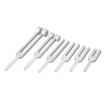 24 StüCke 128 Hz 256 Hz 512 Hz 1024 Hz 2048 Hz 4096 Hz Stimmgabel mit Hammer für Stimmgabel Satz HeilgeräUsch Vibrationswerkzeug