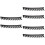 6Pièces Autocollants Casque Noir Style Punk Solide 6