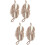 4Pièces Éponges De Douche Adorables Khaki Suspension 7