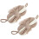4Pièces Éponges De Douche Adorables Khaki Suspension 9