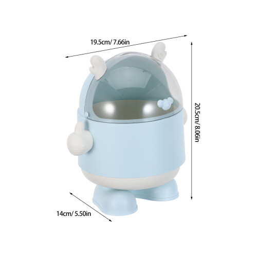 Plastic Mini Prullenbak Met Cartoon Ontwerp 1