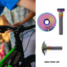 1Set Bike Headset Cap Van Titaniumlegering Voor Fietsen Multi