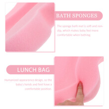 1Set Baby Badmat PU Roze En Comfortabel Voor Baby's