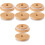 8Pièces Couvercles Pot En Bambou Trou De Silicone 2