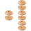 8Pièces Couvercles Pot En Bambou Trou De Silicone 5