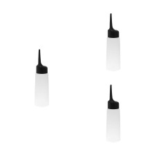 3Pièces Flacon Plastique À Biseauté Graduation