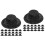 40Pièces Mini Hats En Tissu Déco DIY 3
