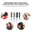 8Pièces Peignes Professionnels Pour Volume Et Coloration 6