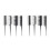 8Pièces Peignes Professionnels Pour Volume Et Coloration 7