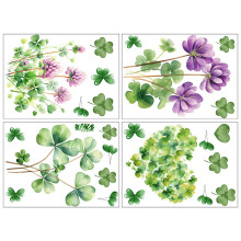 4Ensembles Décorations St Patrick PVC Assorti Facile À Poser