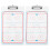 2St Wit Hockey Training Board Van PVC, Coaching Board Voor Kinderen 10