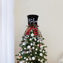 1Stk Weihnachtsbaum Spitze Aus Metall Für Festdeko
