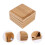 2Pièces Distributeur Bamboo Naturel, Élégant Résistant 8