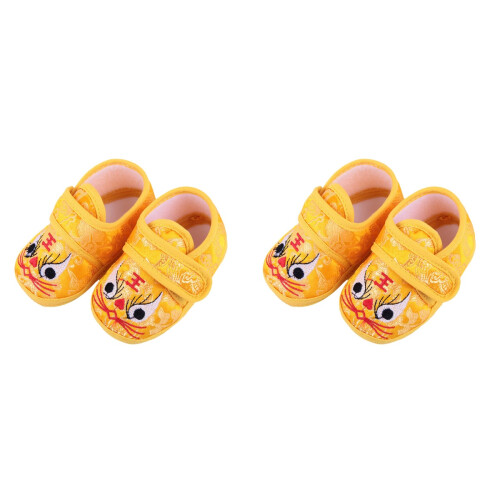 2Paires Chaussures Bébé Jaunes Et Stable 1