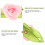 500St Polyester Roze Bloemvormige Knutselaccessoires Kleding 4