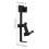 Hanging Headphone Bracket Headphone Display 24X10,5X4,5 Cm Zwart 2