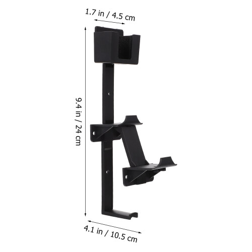 Hanging Headphone Bracket Headphone Display 24X10,5X4,5 Cm Zwart 1