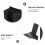 Hanging Headphone Bracket Headphone Display 24X10,5X4,5 Cm Zwart 5