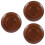 3Pièces Assiettes Snack Bois Pour Café Table 6