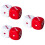 6Pièces Dés Multi-Faces Colorés En Pour Jeux Et Loisirs 6