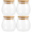 4Pièces Petits Contenants En Verre Transparent Pour Conserves 5