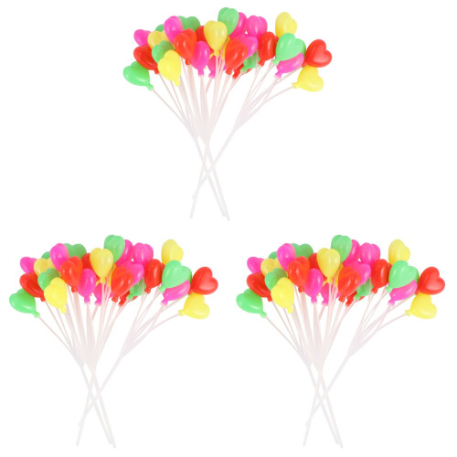 30St Assorti Cake Picks Plastic Voor Feestje 1