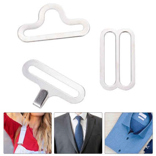 50Sets Krawatten- Und Schulterriemen Clips Langlebigem Eisen