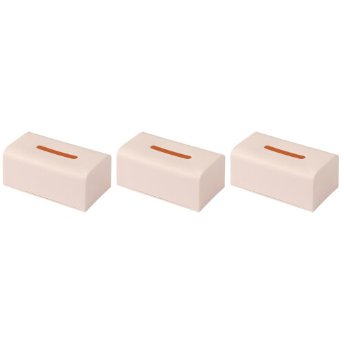 3Pièces Boîte À Mouchoirs Rose Rigide Usage 2