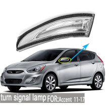 Luz de SinalizaçãO LED Dinâmica Do Espelho Lateral Esquerdo 87614-1R000 para Lâmpada Repetidora Accent Solaris Verna 2011-2017