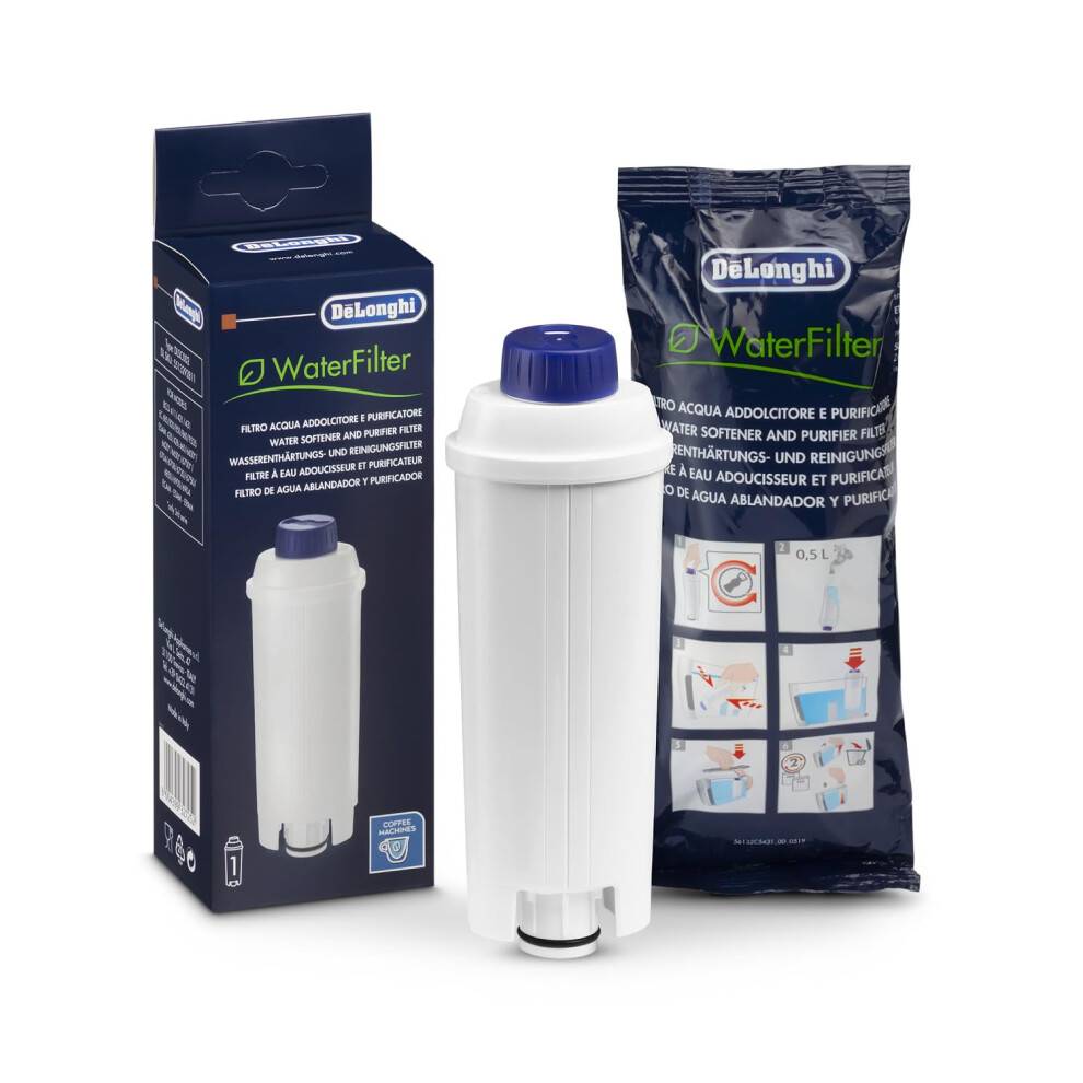 De'longhi De Longhi Water Filter Dlsc002 (Pack Of 1), White