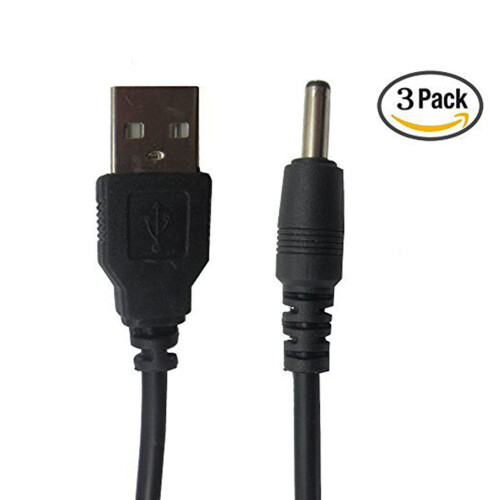 3St 3,5Mm Jack Plug Usb Audio Data Oplaadkabel 5V Dc Voor Mp3 Mp4 1