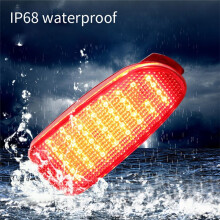 Car Rear Bumper LED Tail Brake Light Reflector Light Red Lens for Previa Estima 30 Series Car Accessories
