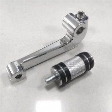 Chrome Mid Control Shift Lever Shifter with Pedal for Sportster XL 883 1200