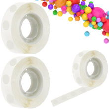 600 PCS Balloon Glue Dots, Removable Balloon Sticky Spots,Extra Strong Glue Dots Double Sided for Birthday Party Wedding Christmas Decorations and DI