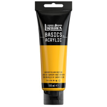 LIQUITEX Basics Acrylic Paint, Cadmium Yellow Deep Hue, 118 ml Tube