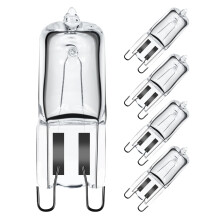 GMY G9 Halogen Oven Bulb 40W 230V 300 Heat Tolerant for Neff/AEG/Zanussi/Bosch/Oven Light Bulb 5Pack
